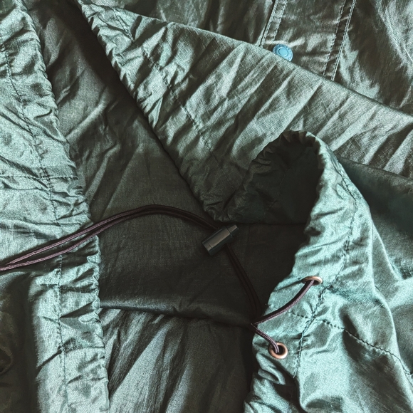 1980~90's Eddie Bauer Nylon Half-Zip Pullover "packable" - XL - Picture 5 of 9